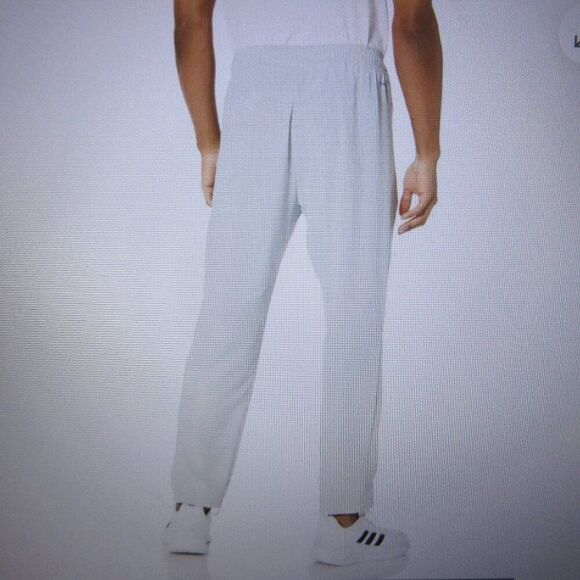 ADIDAS Silver Grey Woven Pants Mens Sz M Gray Training Athletic Workout Gym NWT - Picture 4 of 12